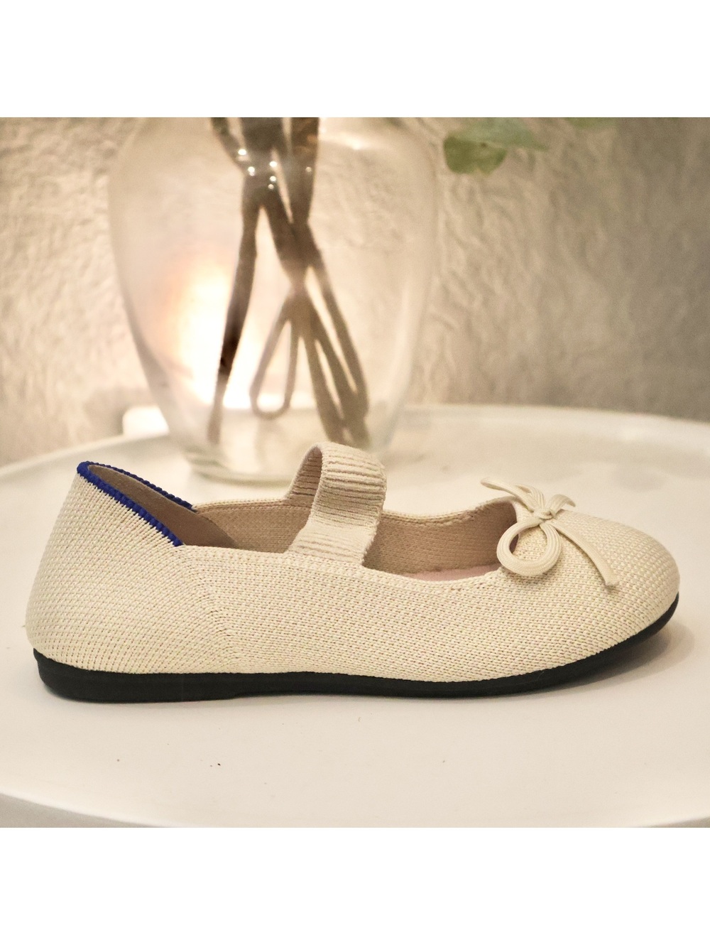 Rothy's The Bow Mary Jane in Conch K11 Excellent Girls Flat